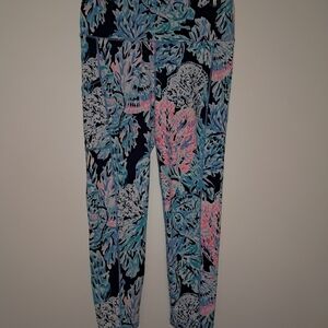 Lily Pulitzer Luxletic leggings Large Euc
